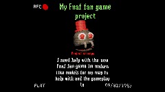 My Fnaf fan game project