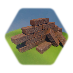 Stack of old bricks