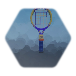 Waluigi Tennis Racket - Mario Tennis ACES