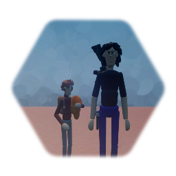 The last of us:Dave and Jessica [siblings]