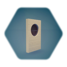 Stone Wall & Round Window