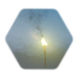 Burning Torch (with smoke)
