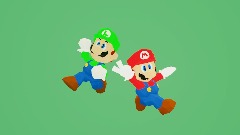 64 Mario And Luigi Render