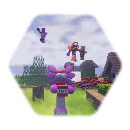 Me n my friend  in minecraft
