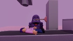 Grimace Feeds Justin The Grimace Shake!
