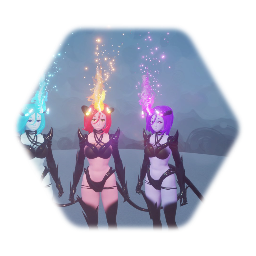 Remix of Seamless Realistic Female Body Ivy Succubus