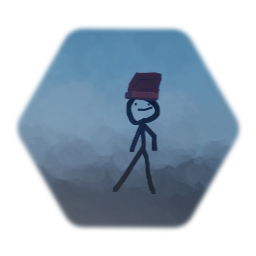 jerry blerry the stickman with a hat