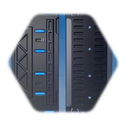 Sci Fi Laboratory Base Panel 2-B