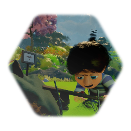 Daydreaming in the park