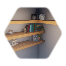 Modern Living Room Shelves