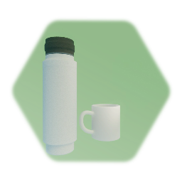 Flask and Mug
