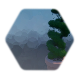 Spiral Potted Shrub Topiary