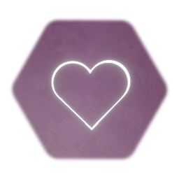 Heart symbol of light