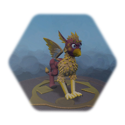 Basic, Remixable Skyroe the Griffin Puppet