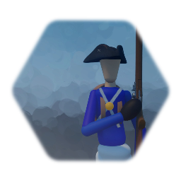 REV WAR US minuteman present arms