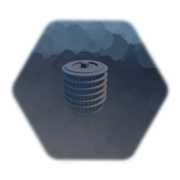 Round Skyscraper - Low Detail - Mirror Windows