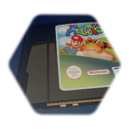 Nintendo 64 game cartidge and art.