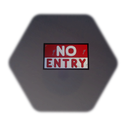 No entry v2 (scratched)