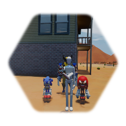 Classic Leonard (87) & Classic Sonic (91) Vs Mecha-G!