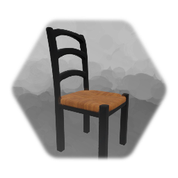 Black Wooden Chair