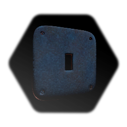 Metal Single Switch Junction Box Plate