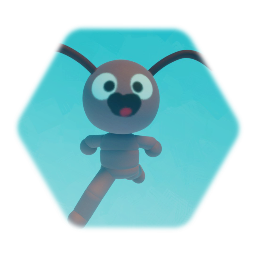 Ant with(normal) eyes (and the mooth)