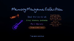 Memory Minigame Collection