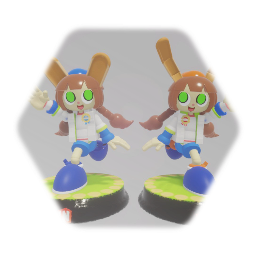 Disney Infinity Nyami & Mimi premium figures blank