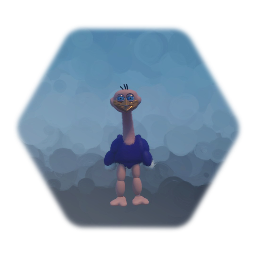 Ozzie the ostrich