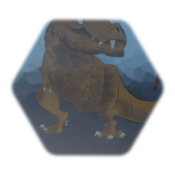 2d T-Rex Painting