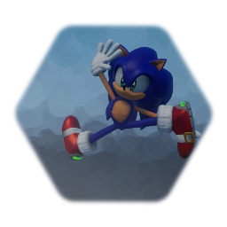 Adventure Sonic from Sonic adventure 2 trial