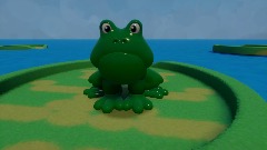 Frog yawning or yeeting?