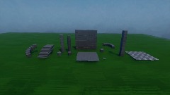 Basic stone castle parts