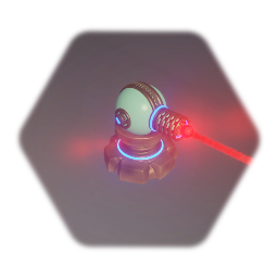 Laser turret