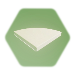 Flat Pie Wedge Block