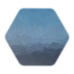 Cobweb / Spider web (with animated spider)