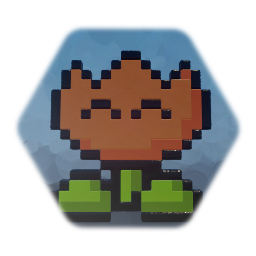 Super Mario World Fire Flower (SNES)