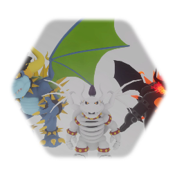 Dragon Turtle Man Transformations