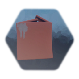 Stained Cardboard Box