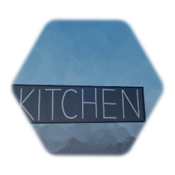 Kitchen sign