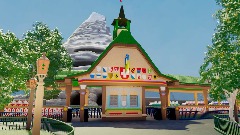 Disneyland Matterhorn Bobsleds: Queue