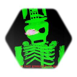 FORSAKEN|EVIL GREEN SKELETON 1X