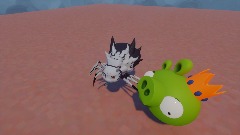 Kumoko beats up King Pig