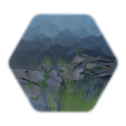 Rocks and grass