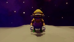 Wario on the moon