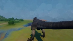 Spinosaurus and trex test mode