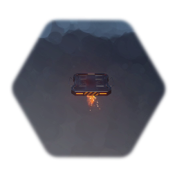 Sci fi floating Platform