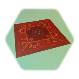 Red Decorative Rug