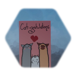 Cat-gratulations poster