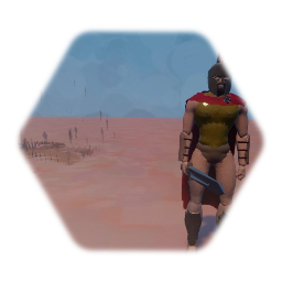 Gladiator/Spartan With Advanced Movement And Combat Controls